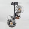 Ripoll Lampa sufitowa, Kula świetlna Chrom, Przezroczysty, Przydymiony, 4-punktowe