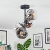 Ripoll Lampa sufitowa, Kula świetlna Chrom, Przezroczysty, Przydymiony, 4-punktowe
