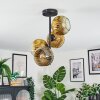 Ripoll lampa sufitowa, kula świetlna złoty, przezroczysty, 4-punktowe
