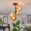 Ripoll Lampa sufitowa, Kula świetlna W kolorze bursztynu, Przezroczysty, 4-punktowe