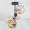 Ripoll Lampa sufitowa, Kula świetlna W kolorze bursztynu, Przezroczysty, 4-punktowe