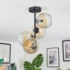 Ripoll Lampa sufitowa, Kula świetlna W kolorze bursztynu, Przezroczysty, 4-punktowe