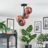 Ripoll Lampa sufitowa, Kula świetlna W kolorze miedzi, 4-punktowe