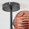 Ripoll Lampa sufitowa, Kula świetlna W kolorze miedzi, 4-punktowe