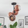 Ripoll lampa sufitowa, kula świetlna przezroczysty, miedziany, 4-punktowe