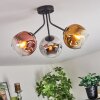 Ripoll Lampa sufitowa, Kula świetlna Chrom, Złoty, Przezroczysty, W kolorze miedzi, Przydymiony, 3-punktowe