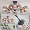 Koyoto lampa sufitowa, kula świetlna 82 cm przezroczysty, przydymiony, 7-punktowe