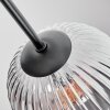 Koyoto lampa sufitowa, kula świetlna 82 cm przezroczysty, przydymiony, 7-punktowe