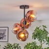 Ripoll Lampa sufitowa, Kula świetlna Przezroczysty, W kolorze miedzi, 4-punktowe