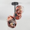 Ripoll Lampa sufitowa, Kula świetlna Przezroczysty, W kolorze miedzi, 4-punktowe
