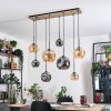 Ripoll lampa wisząca, kula świetlna, lampa wisząca kolory naturalne, czarny, 8-punktowe