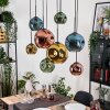 Ripoll Lampa wisząca, Kula świetlna, Lampa wisząca Ecru, Czarny, 8-punktowe