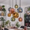 Ripoll lampa wisząca, kula świetlna, lampa wisząca kolory naturalne, czarny, 8-punktowe