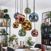 Ripoll lampa wisząca, kula świetlna, lampa wisząca kolory naturalne, czarny, 8-punktowe