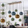 Ripoll lampa wisząca, kula świetlna, lampa wisząca kolory naturalne, czarny, 8-punktowe