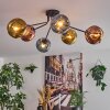 Ripoll Lampa sufitowa, Kula świetlna Niebeieski, Złoty, W kolorze miedzi, 6-punktowe
