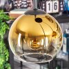 Koyoto lampa wisząca, kula świetlna, lampa wisząca kaskadowa 35 cm złoty, przezroczysty, 4-punktowe