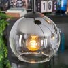 Koyoto Lampa wisząca, Kula świetlna, Lampa wiszącego klastra 35 cm Przezroczysty, Przydymiony, 4-punktowe