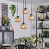 Koyoto lampa wisząca, kula świetlna, lampa wisząca kaskadowa 35 cm bursztynowy, 4-punktowe