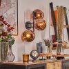 Ripoll Kula świetlna, Lampa ścienna W kolorze miedzi, 3-punktowe