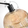Ripoll lampa stojąca, lampa podłogowa łukowa czarny, 1-punktowy