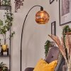 Ripoll lampa stojąca, lampa podłogowa łukowa czarny, 1-punktowy