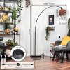 Ripoll lampa stojąca, lampa podłogowa łukowa czarny, 1-punktowy
