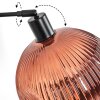 Ripoll lampa stojąca, lampa podłogowa łukowa czarny, 1-punktowy