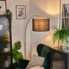 Bassagoda Lampa stojąca Nikiel matowy, Czarny, 1-punktowy