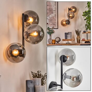 Gastor Kula świetlna, Lampa ścienna Przydymiony, 3-punktowe