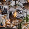 Ripoll Lampa wisząca, Kula świetlna, Lampa wisząca Ecru, Czarny, 8-punktowe