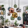 Ripoll Lampa wisząca, Kula świetlna, Lampa wisząca Ecru, Czarny, 8-punktowe