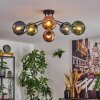 Ripoll Lampa sufitowa, Kula świetlna Niebeieski, Zielony, W kolorze miedzi, 6-punktowe