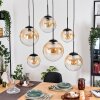Gastor Lampa wisząca, Kula świetlna, Lampa wisząca W kolorze bursztynu, Przezroczysty, 6-punktowe