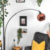 Koyoto lampa stojąca, lampa podłogowa łukowa czarny, 1-punktowy