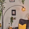 Koyoto lampa stojąca, lampa podłogowa łukowa czarny, 1-punktowy
