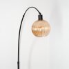 Koyoto lampa stojąca, lampa podłogowa łukowa czarny, 1-punktowy