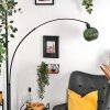 Koyoto lampa stojąca, lampa podłogowa łukowa czarny, 1-punktowy