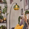 Koyoto lampa stojąca, lampa podłogowa łukowa czarny, 1-punktowy