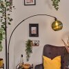 Koyoto lampa stojąca, lampa podłogowa łukowa czarny, 1-punktowy