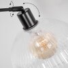 Ripoll lampa stojąca, lampa podłogowa łukowa czarny, 1-punktowy