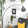 Ripoll lampa stojąca, lampa podłogowa łukowa czarny, 1-punktowy