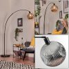 Ripoll lampa stojąca, lampa podłogowa łukowa czarny, 1-punktowy