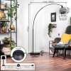 Ripoll lampa stojąca, lampa podłogowa łukowa czarny, 1-punktowy