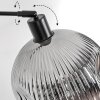 Ripoll lampa stojąca, lampa podłogowa łukowa czarny, 1-punktowy