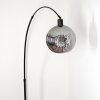 Ripoll lampa stojąca, lampa podłogowa łukowa czarny, 1-punktowy
