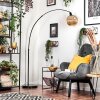 Ripoll lampa stojąca, lampa podłogowa łukowa czarny, 1-punktowy