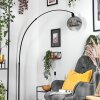 Ripoll lampa stojąca, lampa podłogowa łukowa czarny, 1-punktowy