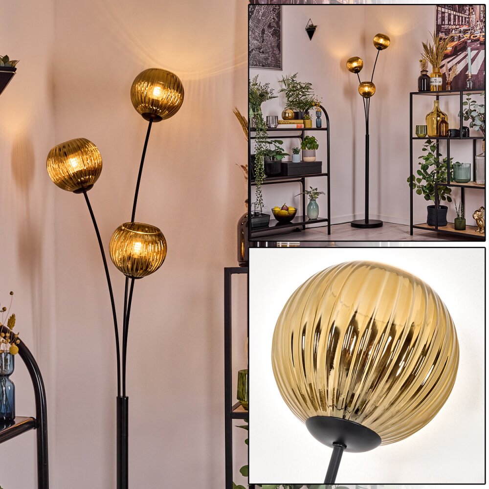 Koyoto Kula świetlna, Lampa stojąca Złoty, 3-punktowe main product photo