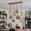 Ripoll Lampa wisząca, Kula świetlna, Lampa wisząca Ecru, Czarny, 8-punktowe